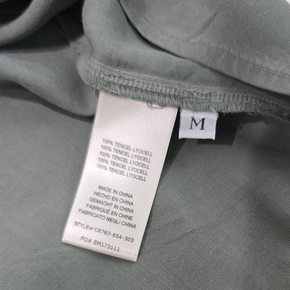 Women's Anthropologie Dress - Cloth & Stone - Green Smocked Waist - Size Medium